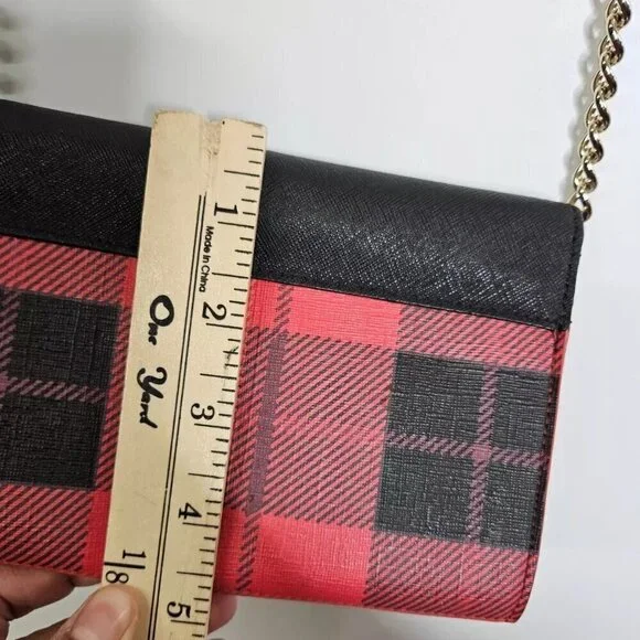 LADIES Kate Spade New York Fairmount Square Monday Cross-Body Bag Red/Black - Picture 10 of 10